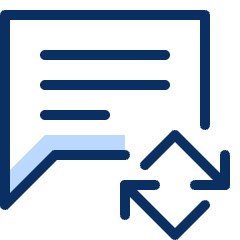 Bubble Chat Text Refresh Icon from Cyber Duotone Set