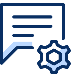 Bubble Chat Text Setting Icon from Cyber Duotone Set