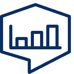 Bubble Chat Statistics 2 Icon from Cyber Line Set