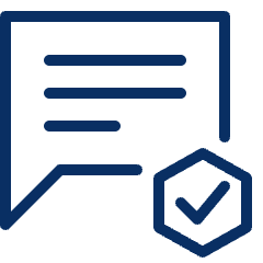 Bubble Chat Text Check Icon from Cyber Line Set