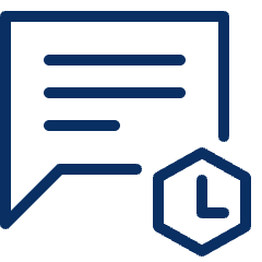 Bubble Chat Text Time Icon from Cyber Line Set