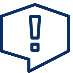 Bubble Chat Warning 3 Icon from Cyber Line Set