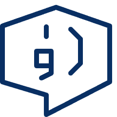 Bubble Chat Wink 2 Icon from Cyber Line Set