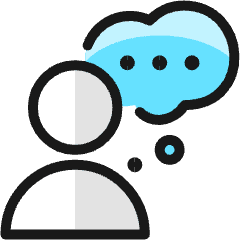Messages People Person Bubble 1 Icon from Ultimate Colors Set