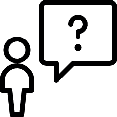 Messages People User Question Icon from Ultimate Light Set