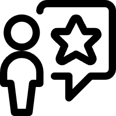 Messages People User Star Icon from Ultimate Regular Set