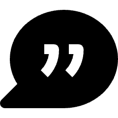 Message Chat Circle Quote Icon from Nova Solid Set