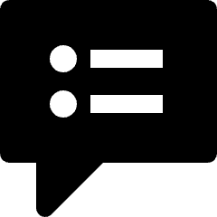 Message Chat History List Icon from Nova Solid Set