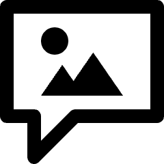 Message Chat Image Icon from Nova Line Icons Set