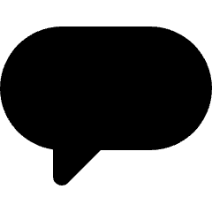 Message Chat Round 1 Icon from Nova Solid Set