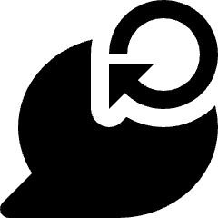 Message Chat Round Return Icon from Nova Solid Set