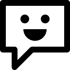 Message Chat Smiley Face Icon from Nova Line Set
