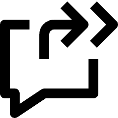 Message Chat Square Reply All Icon from Nova Line Set