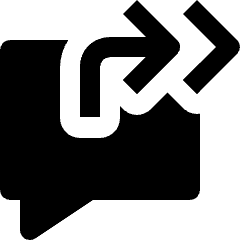 Message Chat Square Reply All Icon from Nova Solid Set