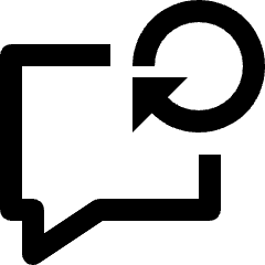 Message Chat Square Return Icon from Nova Line Set