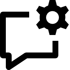 Message Chat Square Setting Icon from Nova Line Set