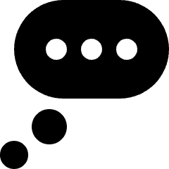 Message Chat Thinking Icon from Nova Solid Set