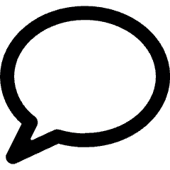 Messages Bubble Alternate Icon from Ultimate Bold Set