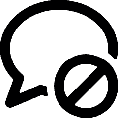 Messages Bubble Disable Alternate Icon from Ultimate Bold Set