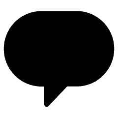 Messages Bubble Empty Icon from Ultimate Bold Set