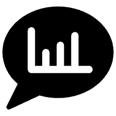 Messages Bubble Graph Icon from Ultimate Bold Set