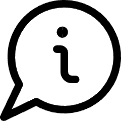 Messages Bubble Information Icon from Ultimate Regular Set