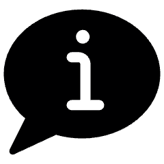 Messages Bubble Information Icon from Ultimate Bold Set