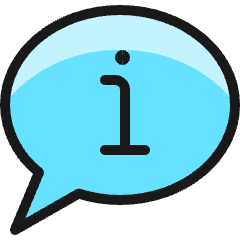 Messages Bubble Information Icon from Ultimate Colors Set