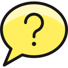 Messages Bubble Question Icon from Ultimate Colors Set