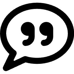 Messages Bubble Quotation Alternate Icon from Ultimate Bold Set