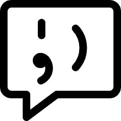 Messages Bubble Square Quote Icon from Ultimate Regular Set