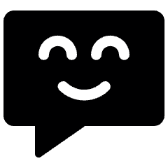 Messages Bubble Square Smile Icon from Ultimate Bold Set