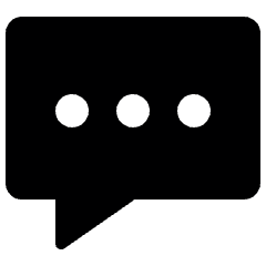 Messages Bubble Square Typing Icon from Ultimate Bold Set