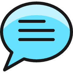 Messages Bubble Text 1 Icon from Ultimate Colors Set