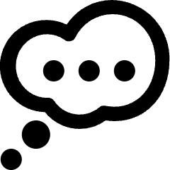 Messages Bubble Typing Alternate Icon from Ultimate Bold Set