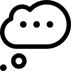Messages Bubble Typing Icon from Ultimate Regular Set