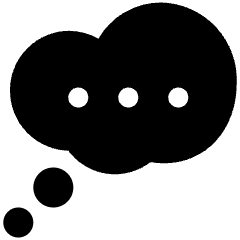Messages Bubble Typing Icon from Ultimate Bold Set