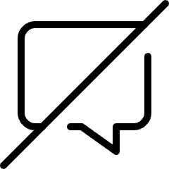 Mute Chat 2 Icon from Ultimate Light Set