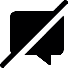 Mute Chat 2 Icon from Ultimate Bold Set