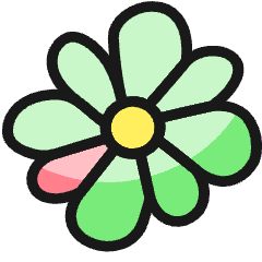 Icq Logo Icon from Ultimate Colors Set