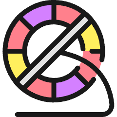 Hamster Wheel Icon from Ultimate Colors Set