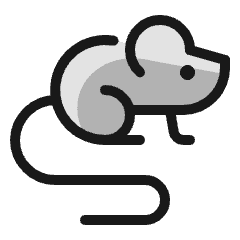 Mouse Tail Icon from Ultimate Colors Set
