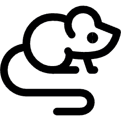 Mouse Tail Icon from Ultimate Regular Set