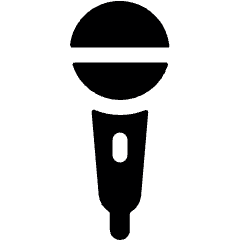 Microphone Karaoke Icon from Ultimate Bold Set