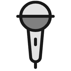 Microphone Karaoke Icon from Ultimate Colors Set