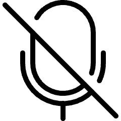 Microphone Off Icon from Ultimate Light Set