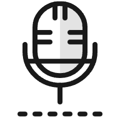 Microphone Podcast 1 Icon from Ultimate Colors Set