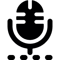 Microphone Podcast 1 Icon from Ultimate Bold Set