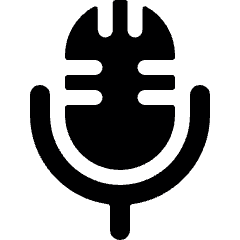 Microphone Podcast 2 Icon from Ultimate Bold Set