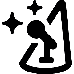 Microphone Stage Icon from Ultimate Bold Set